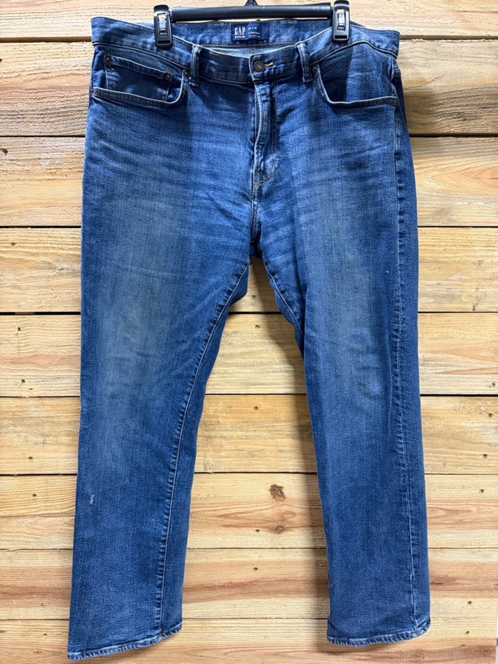 GAP For Good Men’s  Straight Jeans in Medium Blue Wash, 38x32